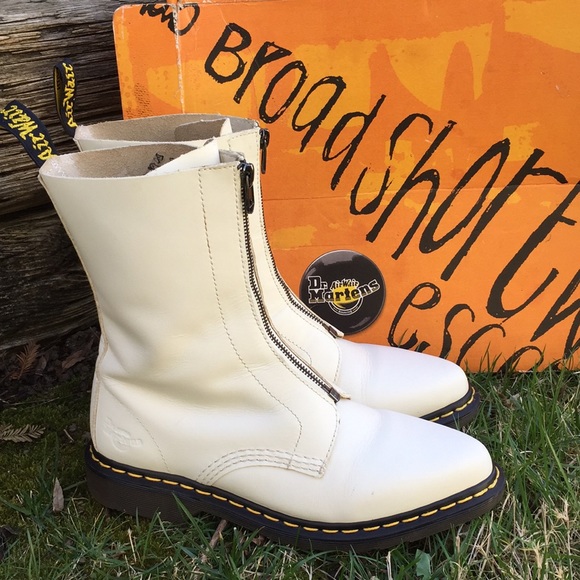 doc martens boots with zip